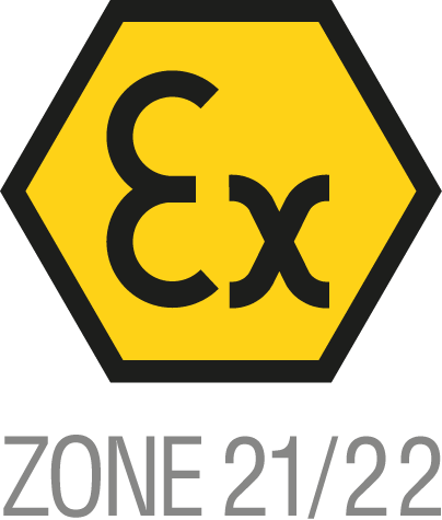 Tintenstrahldrucker für zone 21 und zone 22